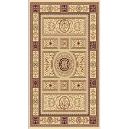 Dynamic Rugs Legacy Rectangular Rug- Ivory - 2 Ft. 2 In. X 7 Ft. 7 In. LE2858021102